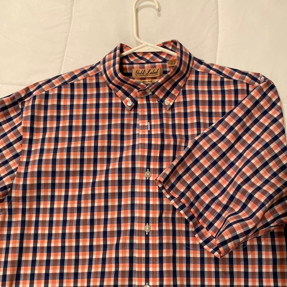 Mens Gold Label short sleeve dress shirt